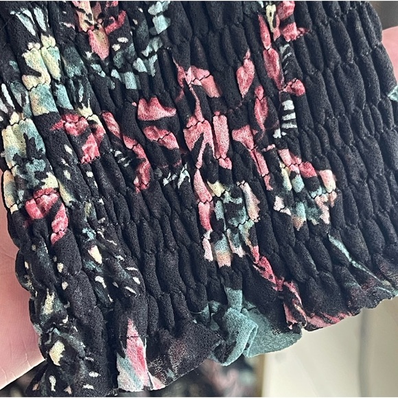 Misa Los Angeles Zahra Paisley Asymmetrical Whimsigoth Midi Dress Size XS - Picture 6 of 9